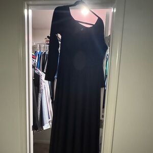 Floor Length Black-Tie Dress
